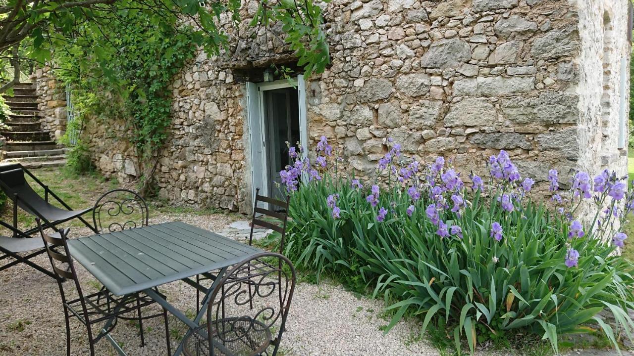 Gite En Cevennes Du Sud, Bergerie Restauree Au Rez De Jardin D'Une Bastide Avec Piscine, Vue Exceptionnelle, Authenticite Et Confort Saint-Laurent-le-Minier Экстерьер фото