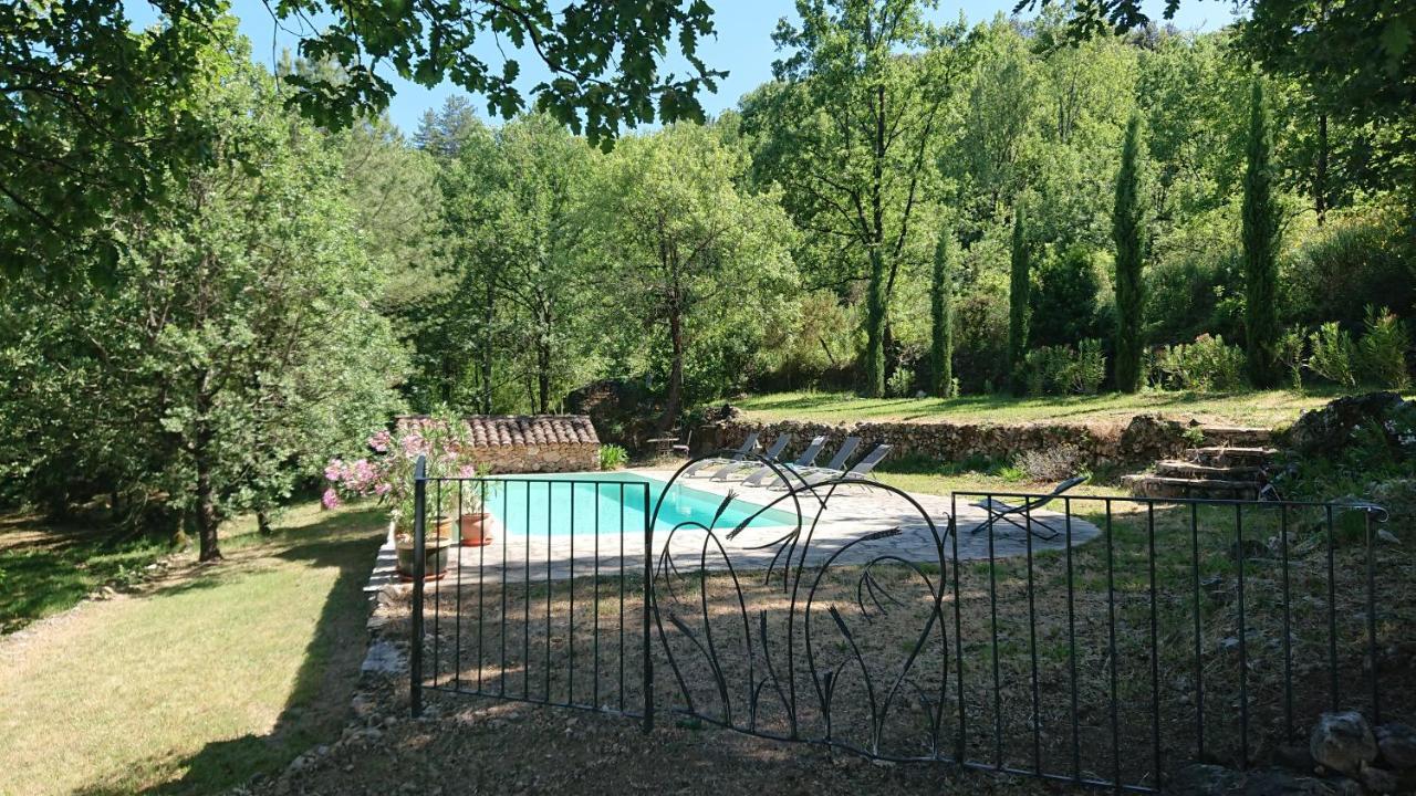 Gite En Cevennes Du Sud, Bergerie Restauree Au Rez De Jardin D'Une Bastide Avec Piscine, Vue Exceptionnelle, Authenticite Et Confort Saint-Laurent-le-Minier Экстерьер фото
