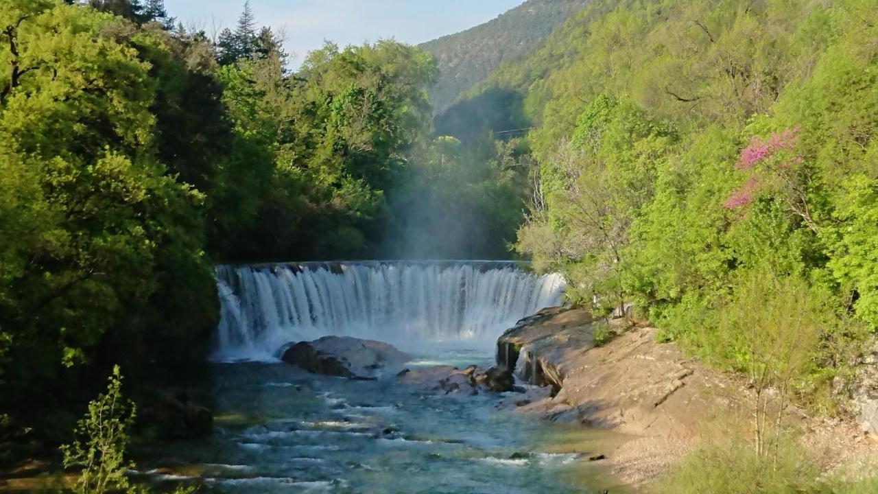 Gite En Cevennes Du Sud, Bergerie Restauree Au Rez De Jardin D'Une Bastide Avec Piscine, Vue Exceptionnelle, Authenticite Et Confort Saint-Laurent-le-Minier Экстерьер фото